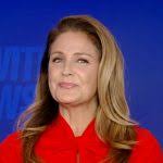 WornOnTV: Darlene's red twisted neck dress