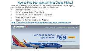 Free shipping, gift cards, and more. Southwest Airlines Cheap Flights