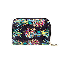 Shop top fashion brands wallets at amazon.com free delivery and returns possible on eligible purchases Miss Fantasy Women Rfid Blocking Credit Card Holder Wallet Pineapple Printed Zipper Purse Navy Pineapple Buy Online In Antigua And Barbuda At Antigua Desertcart Com Productid 58598983