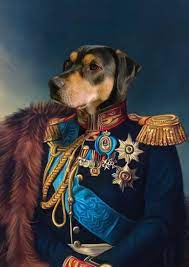 Our Pets Are Royalty So Why Not Showcase Your Pet With A Regal Portrait At Royal Paws We Ll Create A Marvellous Rena Pet Portraits Custom Pet Portraits Pets