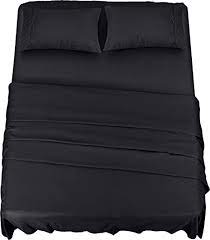 From laminates ep by laminates. Amazon Com Utopia Bedding Bed Sheet Set Brushed Microfiber 4 Piece Full Bedding Shrinkage Fade Resistant Soft Sheets Easy Care Full Black Home Kitchen