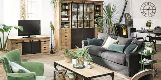 Meuble Industriel Maisons Du Monde Nos 20 Coups De Coeur En 2019 En 2020 Salons De Ferme Salon Beige Salon Maison