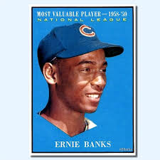 Today In 1959: Chicago #Cubs legend Ernie Banks is named the NL MVP for the  second year in a row! (45 HR