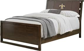 Very popular are the classic furniture elements, which are presented in several colors. Nfl 1st Goal New Orleans Saints Brown 3 Pc Twin Panel Bed