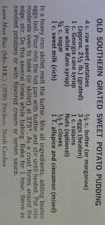 Old Southern Grated Sweet Potato Pudding Peace Cookbook Potato Pudding Sweet Potato Pudding Sweet Potato Bread