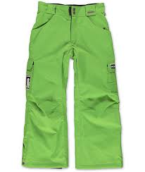 Grenade Boys Army Corps Green 8k 2014 Snowboard Pants
