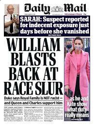 Wednesday's front pages are reviewed by ian dunt, editor of politics.co.uk, and olivia utley, assistant comment editor at the daily telegraph. Daily Mail Front Page 12th Of March 2021 Tomorrow S Papers Today