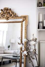 My 5 Best Vintage Finds And Tips What To Buy By Shnordic Golden Decor Mirror Decor Decor