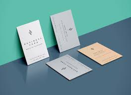 You can easily copy paste your design to the smart object. Free Vertical Edge Painted Business Card Mockup Psd Good Mockups
