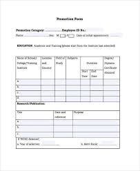 We want to invest in our employees and reward those who perform well. Free 10 Sample Employee Promotion Forms In Pdf Ms Word Excel