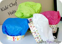 These Are Adorable And So Easy To Make Too Busy Mom S Helper Family Fun Food Recipes And Crafts Kids Chef Ha Chef Hats For Kids Diy For Kids Chefs Hat