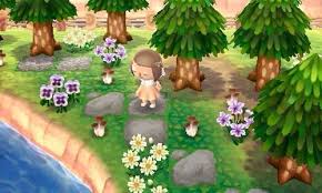 Forest Animal Crossing New League Animal Crossing Astuce Idee De Decoration Foret