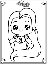 Dibujo Rapunzel Para Colorear
