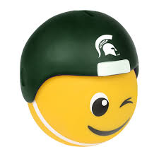Find the perfect michigan state spartans stock photos and editorial news pictures from getty images. Michigan State Spartans Teamoji Wink Vinyl Bank