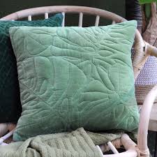 La housse est compatible avec nos coussins de garnissage. Coussin 40 Cm Tropika Vert Emeraude Deco Textile Eminza