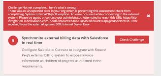 Apex Data Integration Super Badge 9 Issue Salesforce Stack Exchange