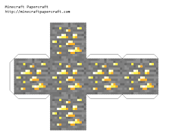 Es handelt sich um skripte, mit denen in den artikeln wiederholende texte oder. Papercraft Gold Ore Minecraft Templates Minecraft Printables Paper Crafts