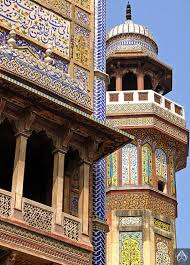 Minaret Of The Wazir Khan Mosque Photo C Intricateworks Com This Photo Shows The Use Of Calligraphy As We Mosque Art Mughal Architecture Persian Architecture