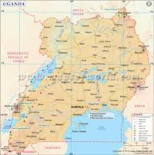 Interactive uganda map on googlemap. Uganda Map Map Of Uganda