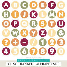 Nicpro alphabet letter stickers 20 sheet self adhesive sticker 10 colors pu leather metallic finish for diy scrapbook birthday card craft. Alphabet Clipart Digital Alphabet Letter Stickers Thankful Etsy Lettering Alphabet Digital Alphabet Lettering