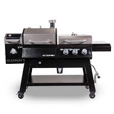 Pit Boss Kc Combo Platinum Series Wifi And Bluetooth Wood Pellet And Gas Grill Walmart Com Gas Grill Wood Pellets Wood Pellet Grills