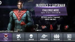 Injustice 2 Superman Challenge For Injustice Mobile Injusticeonline