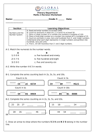 We help your children build good study. Revision Worksheets In Primary Maths 3 Cambridge Teaching Resources