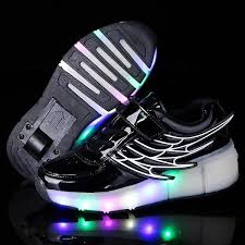 Heelys Children Glowing Sneakers Kids Roller Skate Shoes Children Led Light Up Shoes Girls Boys Sneakers With Wheels Heelies Mart Lion