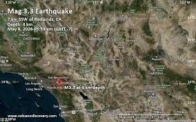 Small 3.3 Quake Hits Near Moreno Valley, Riverside County, California, USA