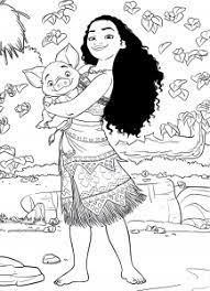 Print out the images you like and plunge into the amazing atmosphere of a fairy tale that will not leave anyone indifferent. Moana Free Printable Coloring Pages For Kids