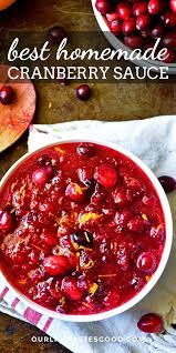 Fresh Homemade Cranberry Sauce Best Cranberry Sauce Cranberry Sauce Homemade Cranberry Sauce