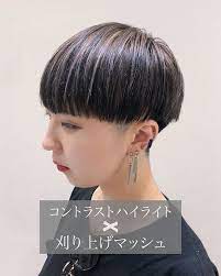 石川将太郎 breen 美容師 ショートはinstagramを利用しています マッシュショート コントラストハイライト 少数枚入れるだけでくっきり見せてお洒落に 時間もかからずお手軽に お洒落に ダメージを抑えることができます マッシュショート ヘア
