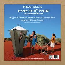 The Portable Recycling Clever Shower Take A 20 Minute Hot Shower Virtually Anywhere You Like U Portable Water Heater Portable Camping Shower Camping Shower