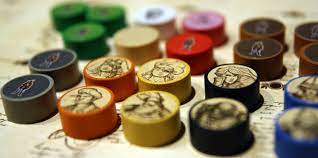 1956 board game tokens 3d models. Level Up My Game Robinson Crusoe Tokens And Stickers Board Game Quest