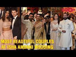 'antilia' the dream house of ambanis are getting ready for the big wedding day 12 dec' 2018. Best Looking Couples Guests At Isha Ambani Anand Piramal S Grand Wedding Youtube