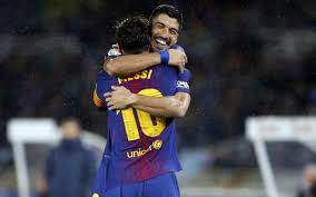 El técnico aspira a enlazar la novena el atacante está de celebración: Match Report Real Sociedad V Fc Barcelona Thrilling Comeback Win 2 4