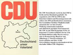 ~ referat über die cdu in powi halten und dazu muss ich wisse, warum und von wem sie gegründet wurde. Christlich Demokratische Union Deutschlands Online Presentation