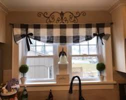 Black And Cream Buffalo Check Curtains Pin On Black And Cream