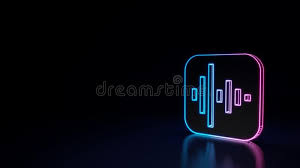 3d Glowing Neon Symbol Of Icon Of Voice Memos App Isolated On Black Background Stock Illustration Illustration Of Room Neon 152868887 Purple, light, neon lights, night, lighting, darkness, neon sign. 3d glowing neon symbol of icon of voice