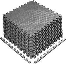 Sie schützen die bodenbeläge vor unnötiger abnutzung und bringen gleichzeitig ihren schreibtischstuhl ins rollen. Bodenschutzmatte 60 X 60cm Schutzmatte Trainingsmatte Puzzlematte Poolmatte Unterlegmatten Fitnessmatten Fur Bodenschut Fur Bodenschutz Buro Fitnessraum Grau 48 Amazon De Sport Freizeit