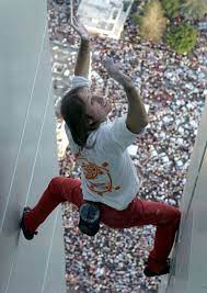 A climber known as the 'french spiderman' has been arrested after scaling one of london's tallest buildings. French Spiderman Alain Robert Suffers From Epilepsy Stunts Extreme Adventure Climbing
