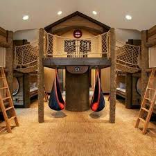 Jungle Gym Bunk Beds Awesome Bedrooms Dream House Dream Rooms
