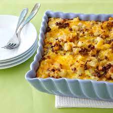 Obrien potato casserole aka funeral potatoes! Sausage Hash Brown Breakfast Casserole Recipe Myrecipes