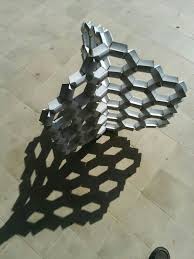 3d Model Made From Transformed Cylindrical Modules Play Of Light And Shadow Light And Shadow Outdoor Decor Architect