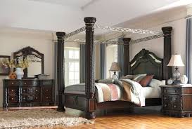 Ashley Furniture Laddenfield Canopy Bedroom Set Canopy Bedroom Sets King Bedroom Sets Bed Furniture Set