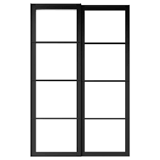 Ikea porte placard coulissante 12 les 25 meilleures id233es de la cat233gorie portes de placard cupboard doors makeover build a closet home. Pax Cadre Porte Coulissante 2pces Noir 150x236 Cm Ikea