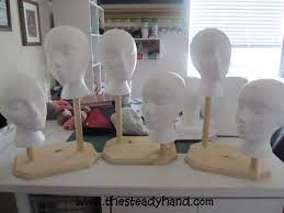 Tutorial Make Your Own Craft Show Hat Stands The Steady Hand Craft Booth Displays Craft Fairs Booth Craft Fair Displays