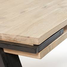 Un choix unique de table bois métal disponible dans notre magasin. Table A Manger Design Industriel Bois Massif Et Metal Spike By Drawer