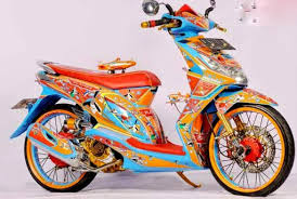 Modifikasi Honda Beat 110 Airbrush Honda Motor Gambar