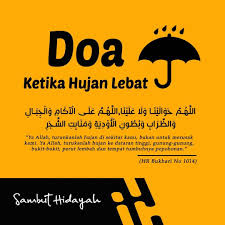 Doa Ketika Hujan Lebat Doa Hujan Allah